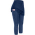 Women Tennis Skirted Leggings Pockets Elastic Sports Yoga Capris Skirts Legging - ROUTINE FASHION